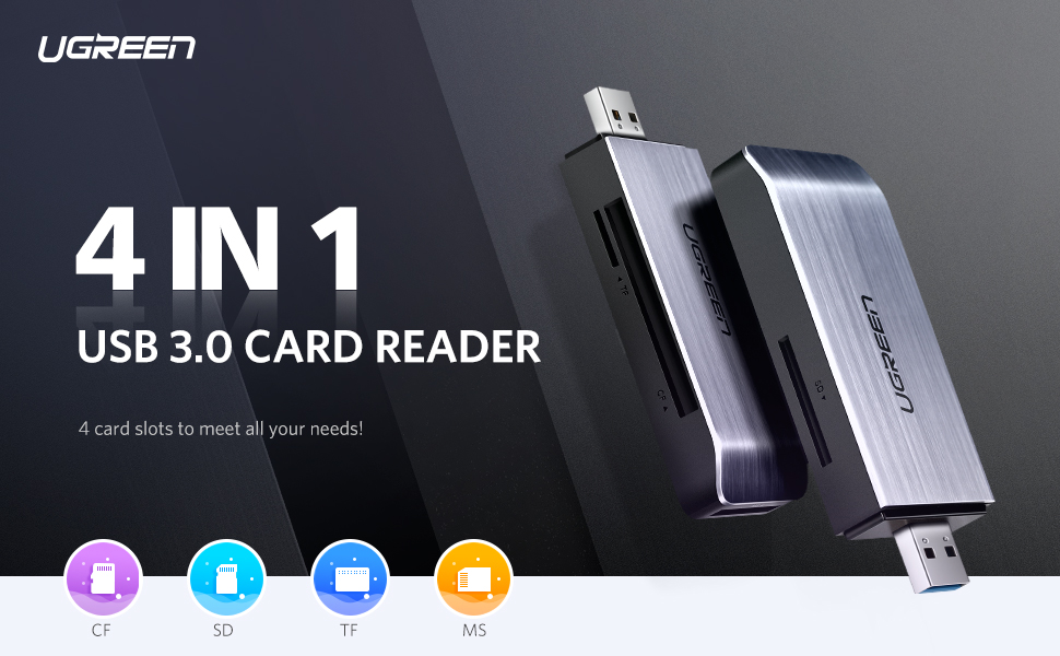 4 in 1 USB 3.0 Card Reader