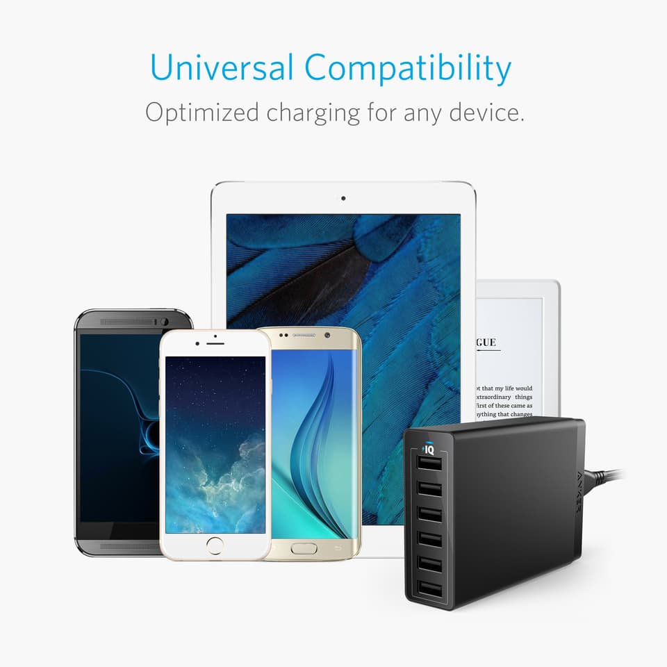 PowerPort 6 universal compatibility