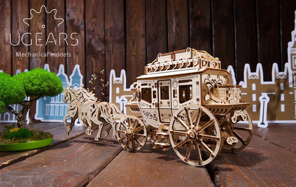ugears stagecoach display