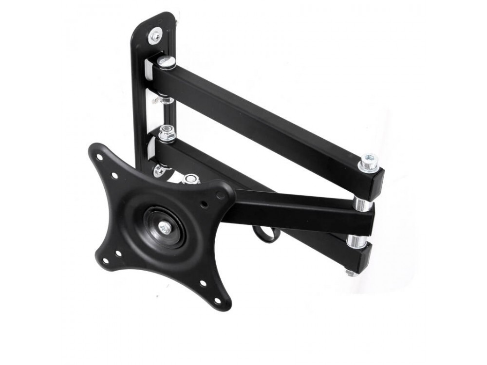 Osio OSM TV Mount, Επικλινόμενη & Περιστρεφόμενη Βάση με Διπλό & σπαστό Μπράτσο για TV 10”-24”, έως 10kg