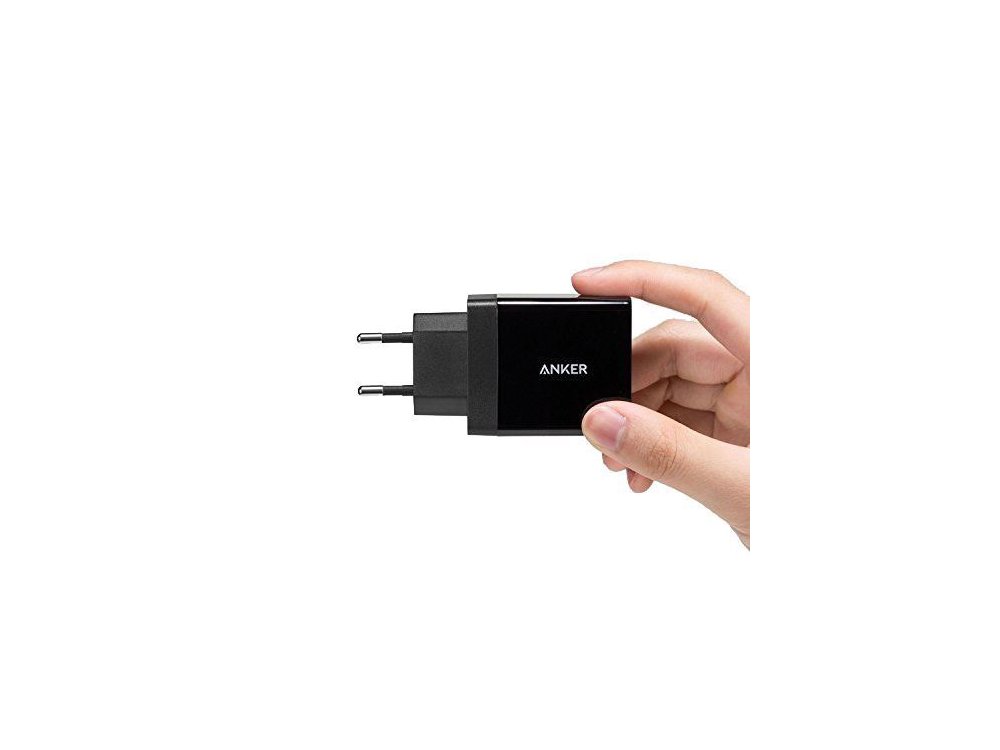 Anker Powerport 2-θυρών 24W, Μαύρος - A2021L11