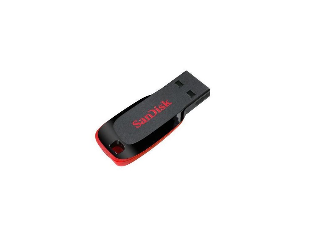 SanDisk Cruzer Blade USB 2.0 16GB Μαύρο - SDCZ50-016G-B35