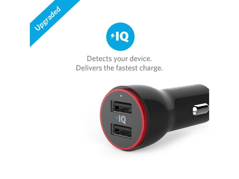 Anker Powerdrive 2 24W 2-Port USB Φορτιστής Αυτοκινήτου - A2310G11