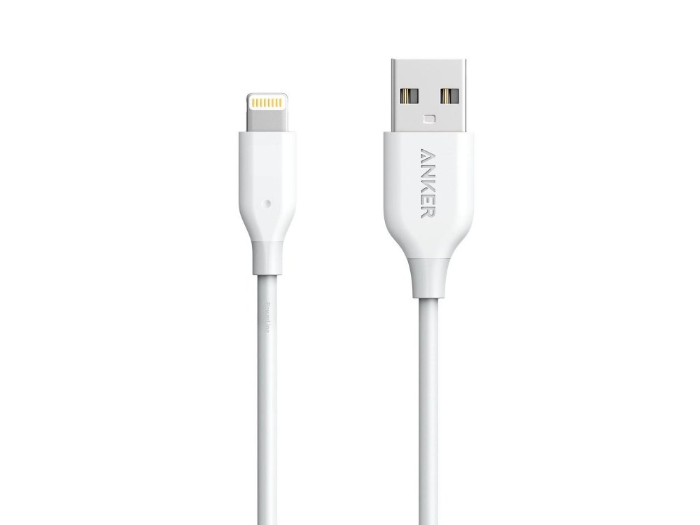 Anker PowerLine II 3ft Lightning MFi cable Apple, 1m White - A8432021