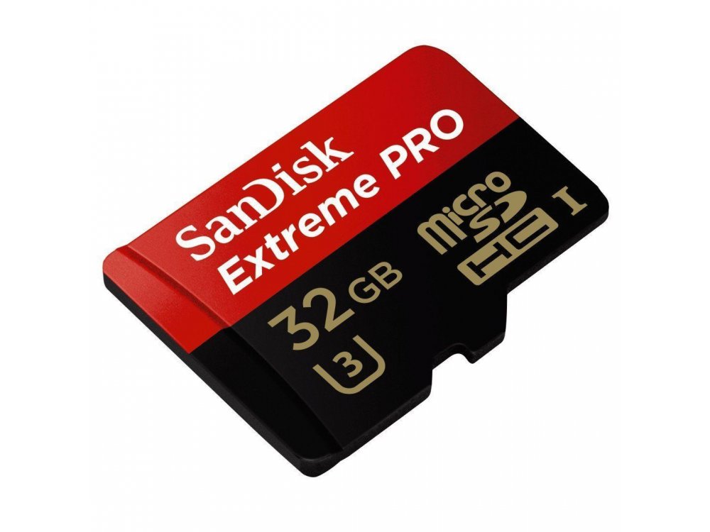 Sandisk Extreme Pro microSDHC 32GB U3 V30 A1 με Adapter