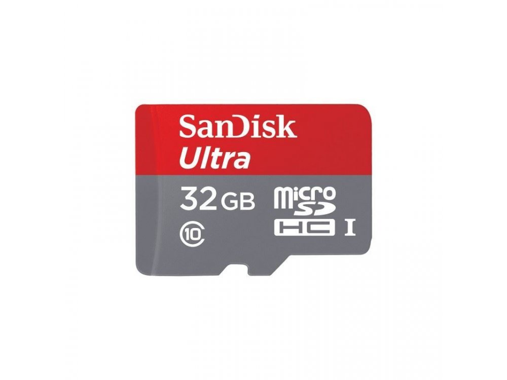 Sandisk Ultra Android microSDHC 32GB Class 10 A1 98MB/s με Adapter - SDSQUAR-032G-GN6MA