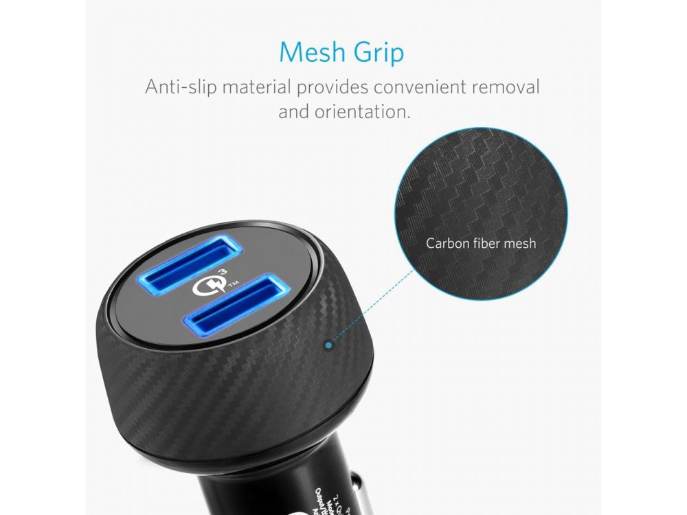 Anker PowerDrive Speed 2 39W QC3.0 2-Port USB Φορτιστής Αυτοκινήτου - A2228H11