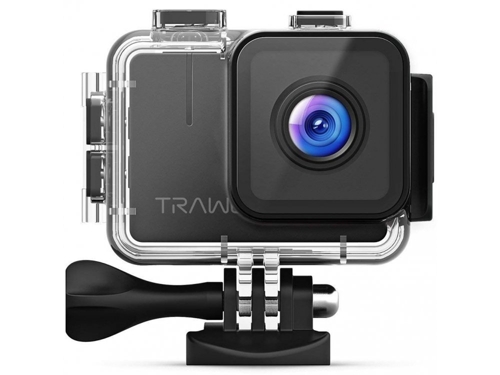 Apeman A100 4K Action Camera 20MP WiFi Waterproof 40Μ 2" LCD, 170° Field of View, 4K/50fps