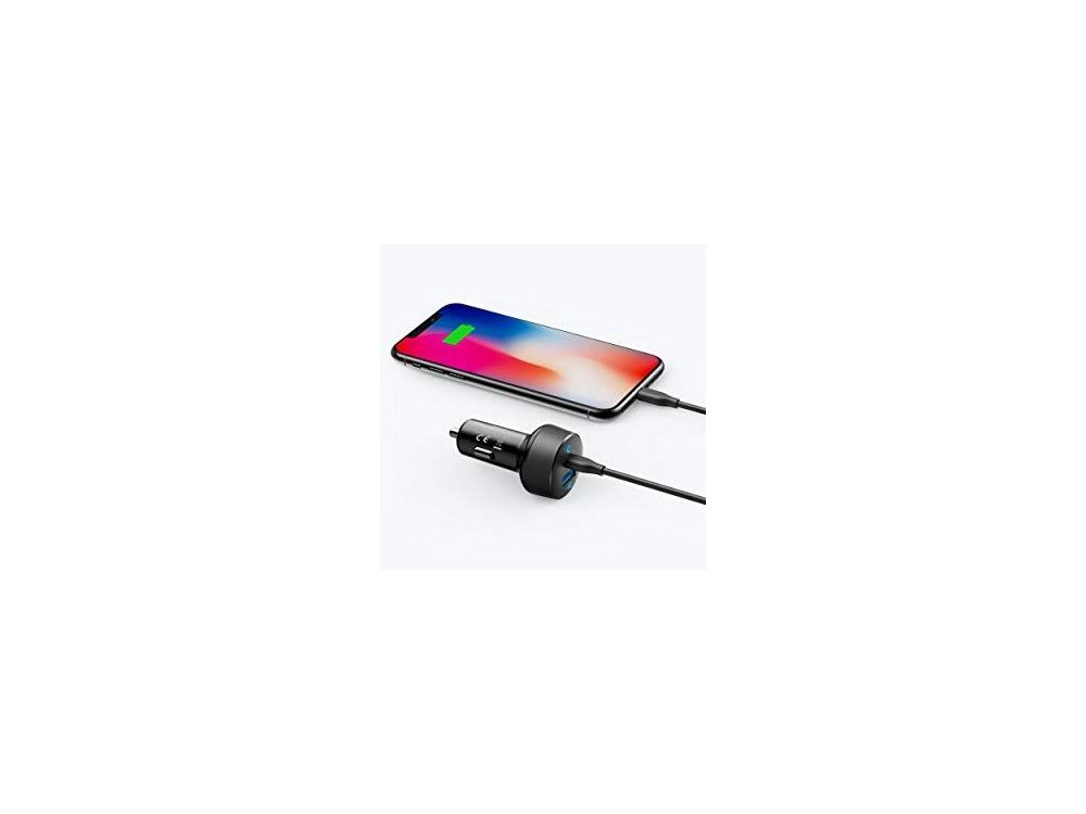 Anker PowerDrive PD 2, 33W 2-Port Compact Type C Φορτιστής Αυτοκινήτου - A2721HF1