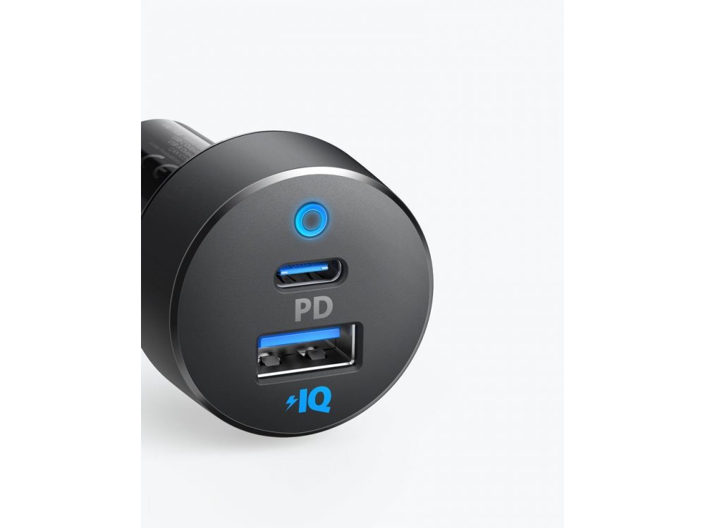 Anker PowerDrive PD 2, 33W 2-Port Compact Type C Φορτιστής Αυτοκινήτου - A2721HF1