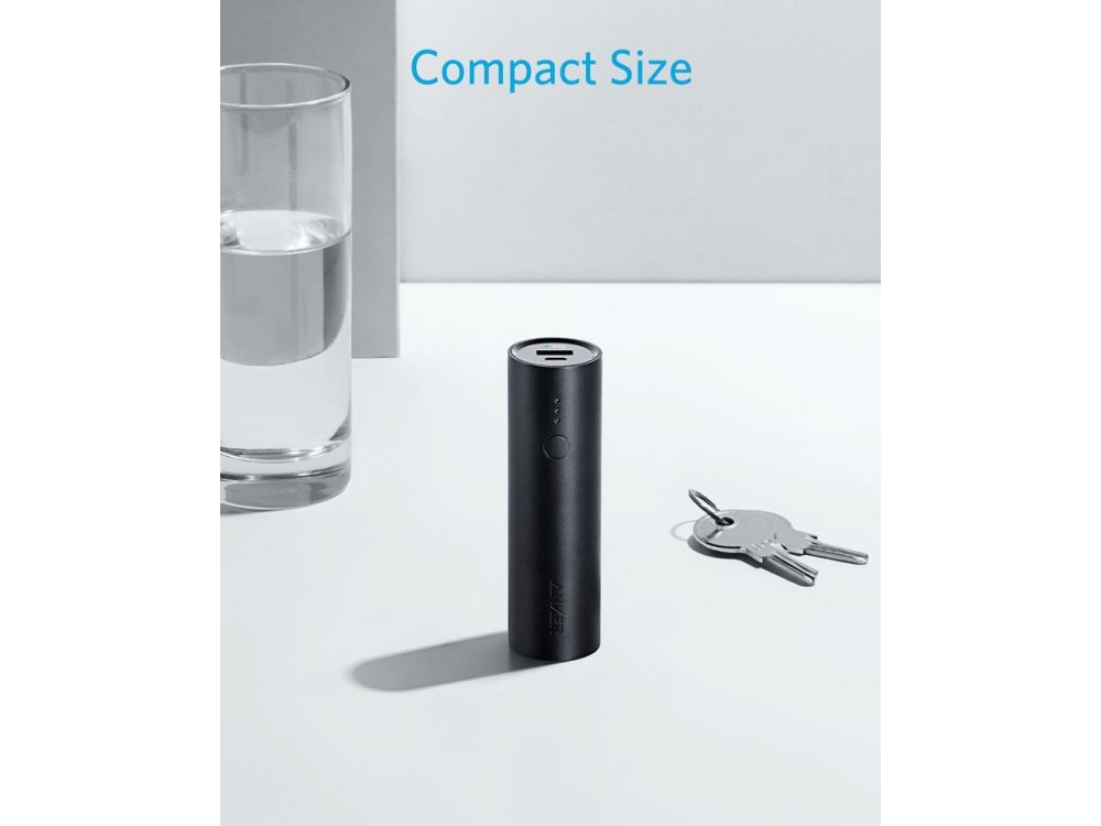 Anker Powercore 5000, Power Bank 5000mAh - A1109011, Μαύρο