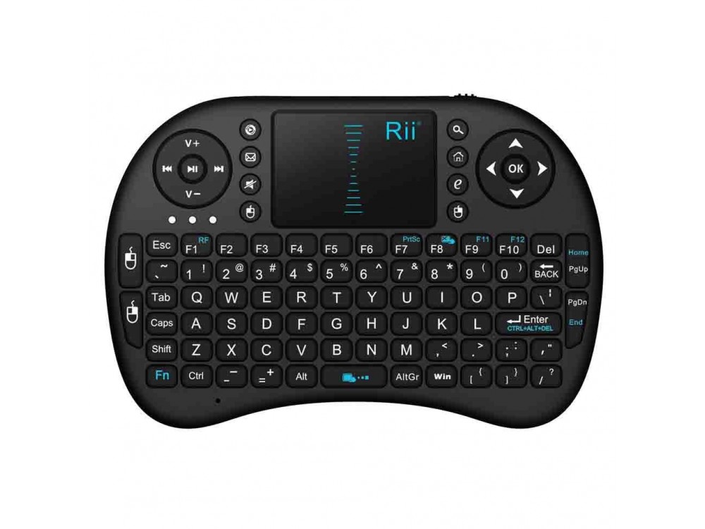 Rii i8 Mini Wireless Keyboard - Original, with Mouse Touchpad for Smart TV / Android TV Box / Smartphone/ Tablet