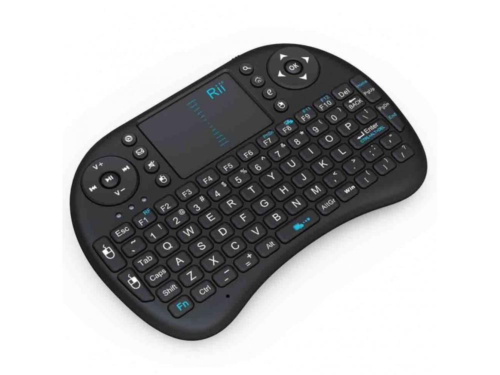 Rii i8 Mini Wireless Keyboard - Original, with Mouse Touchpad for Smart TV / Android TV Box / Smartphone/ Tablet