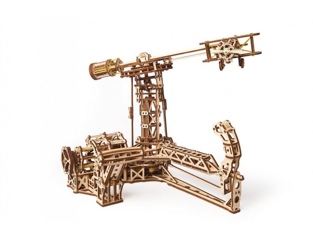 Ugears Aviator, Ξύλινο Μηχανικό 3D Παζλ, 726 Κομμάτια