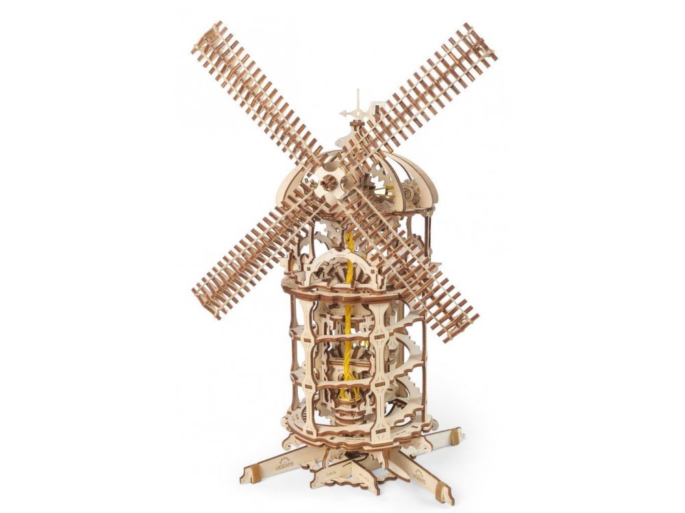 Ugears Tower Windmill Ξύλινο Μηχανικό 3D Παζλ