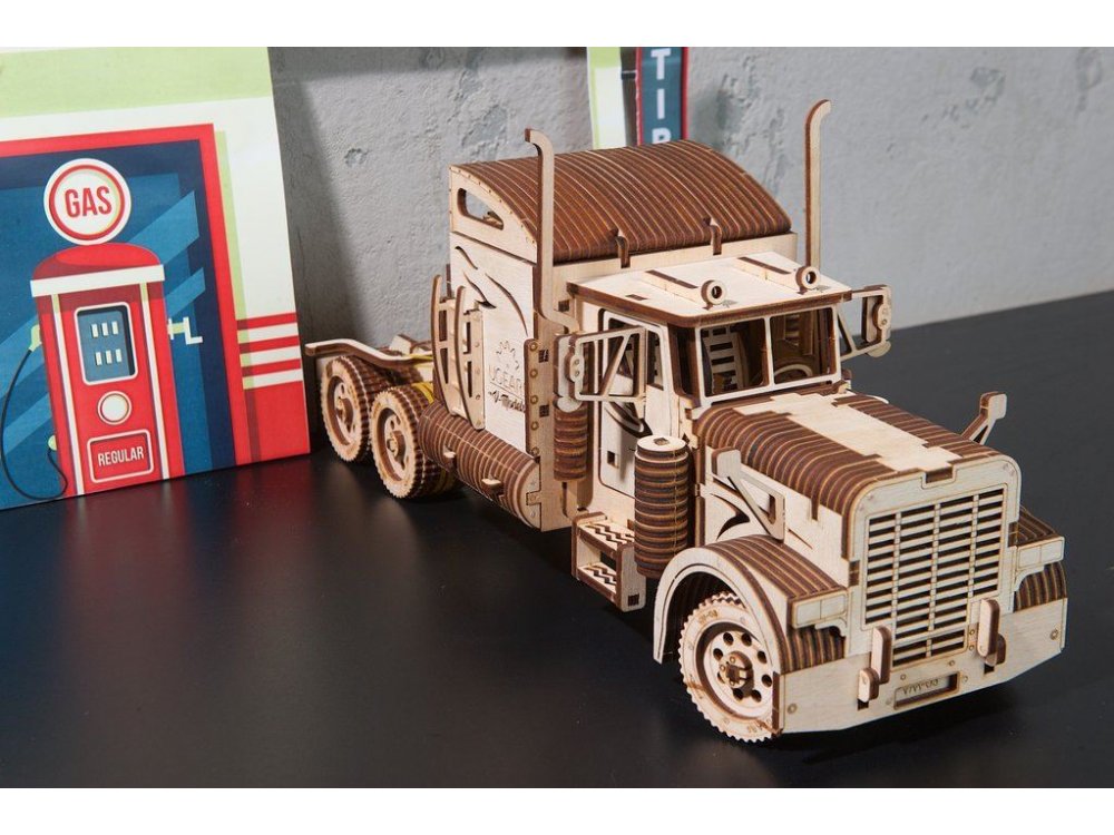 Ugears Heavy Boy Truck VM-03, Ξύλινο Μηχανικό 3D Παζλ