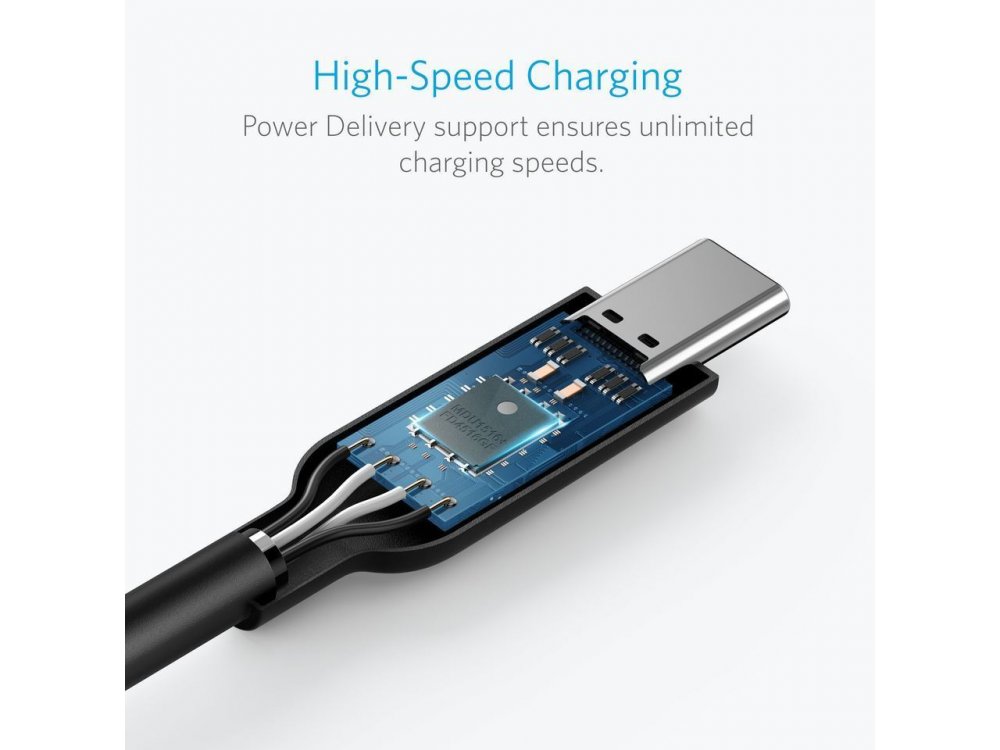 Anker PowerLine II cable USB-C to USB-C 3.1, 1m, black