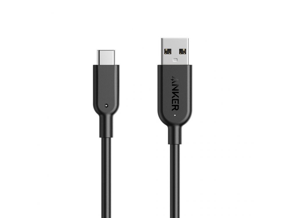 Anker Καλώδιο Powerline II USB C to USB A 3.1 Gen2 USB-IF 1μ. - A8465011, Μαύρο