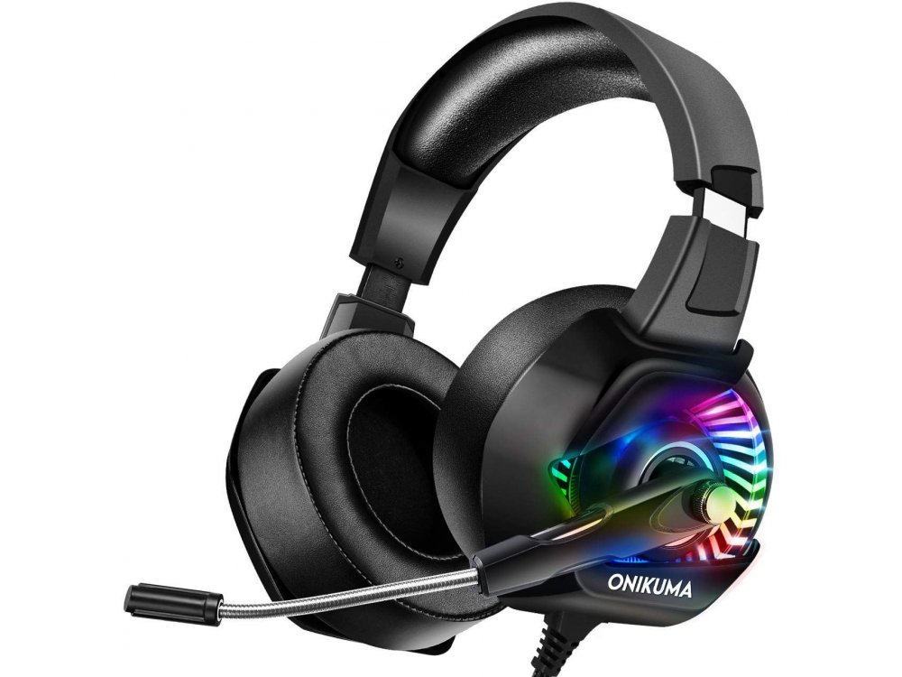 Onikuma K6 RGB Gaming Headset 7.1 (PC / PS4 / Xbox / Switch / Mac / iOS)