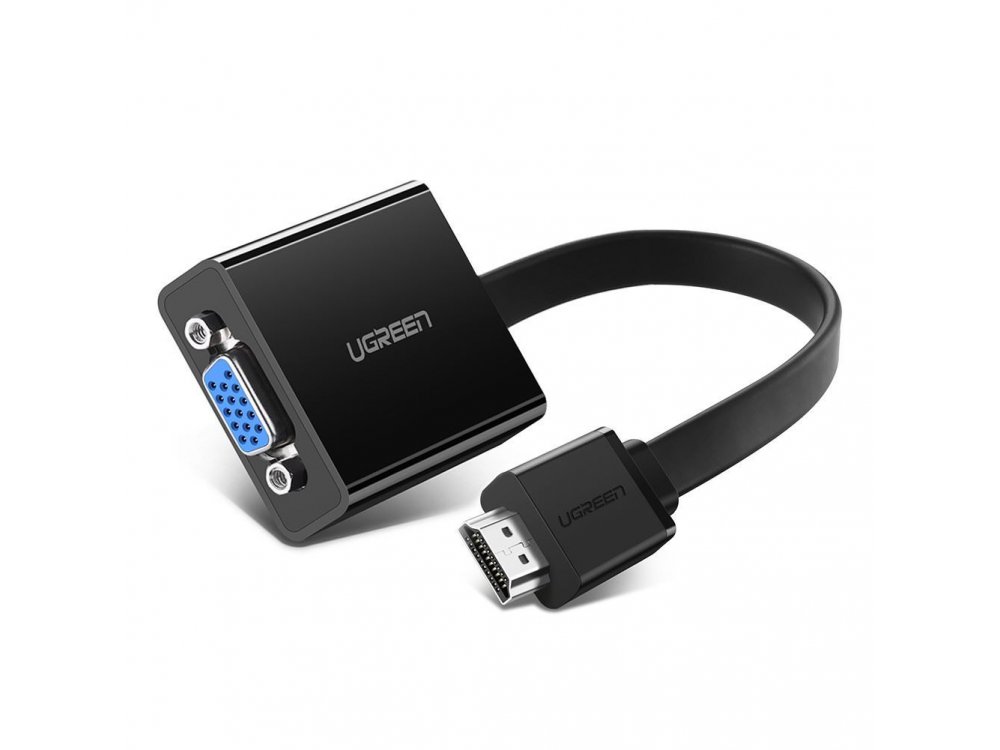 Ugreen HDMI to VGA Active Adapter, Black - 40248