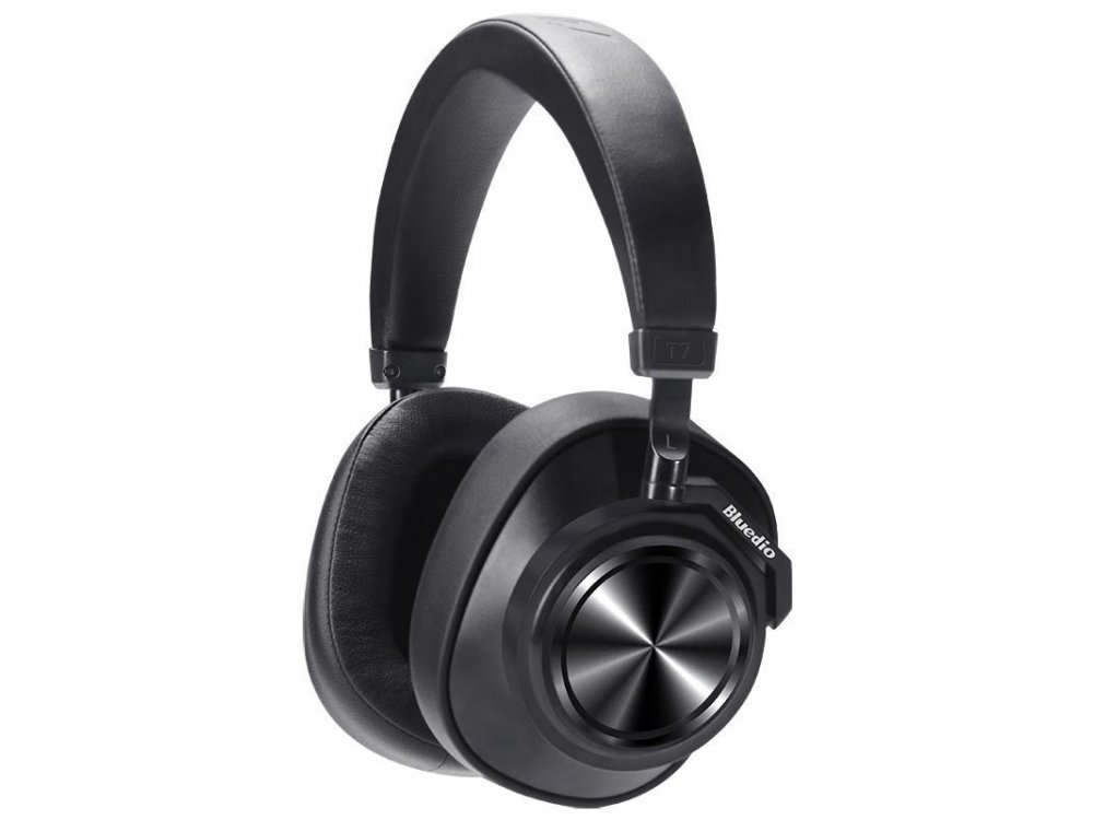 Bluedio T7 Plus Bluetooth V5.0 ακουστικά με Active Noise Cancelling, 40H Μπαταρία, Μαύρα