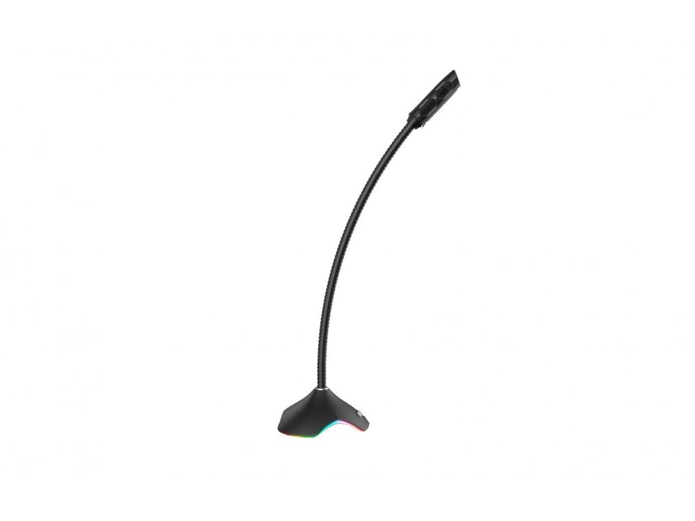 Coolcold CK-RGB Μικρόφωνο PC με USB και φωτισμό 7 Color, Μαύρο