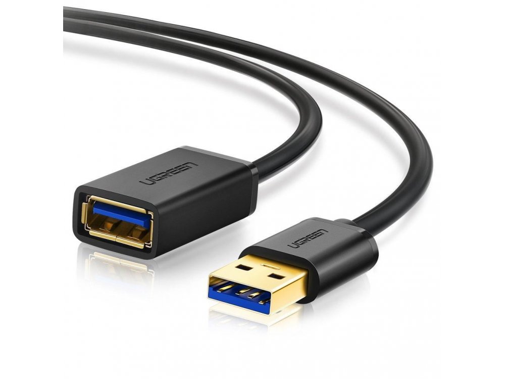 Ugreen USB 3.0 Repeater Cable 1μ., Καλώδιο Επέκτασης, USB-A Extender Μαύρο - 10368