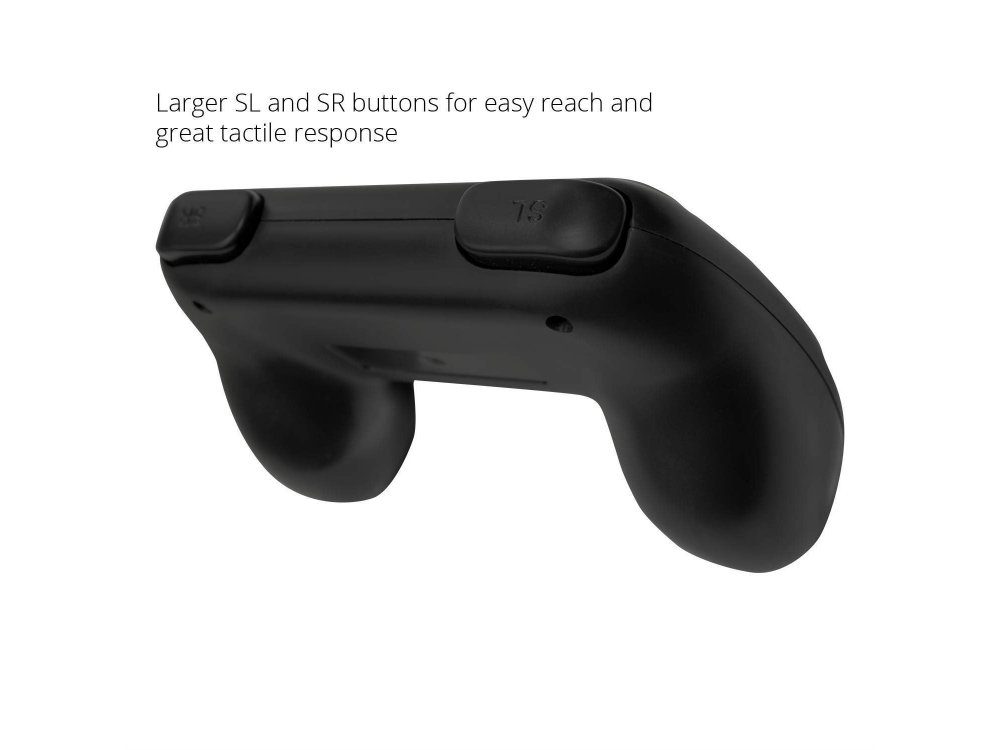 Orzly Joy-Con Controller Grips για Nintendo Switch, Σετ των 2, Μαύρα