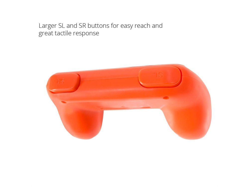 Orzly Joy-Con Controller Grips για Nintendo Switch, Σετ των 2, Κόκκινο / Μπλε