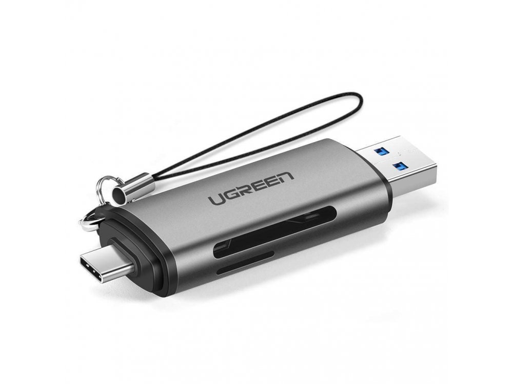 Ugreen USB-C Card Reader 4-in-1, SD/Micro SD Type-C/USB 3.0 Plugs - 50706