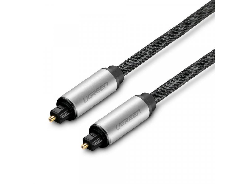 Ugreen Fiber Optical Καλώδιο ήχου Οπτικής ίνας 1μ. Toslink Audio Cable, με Νάυλον Ύφανση - 10539