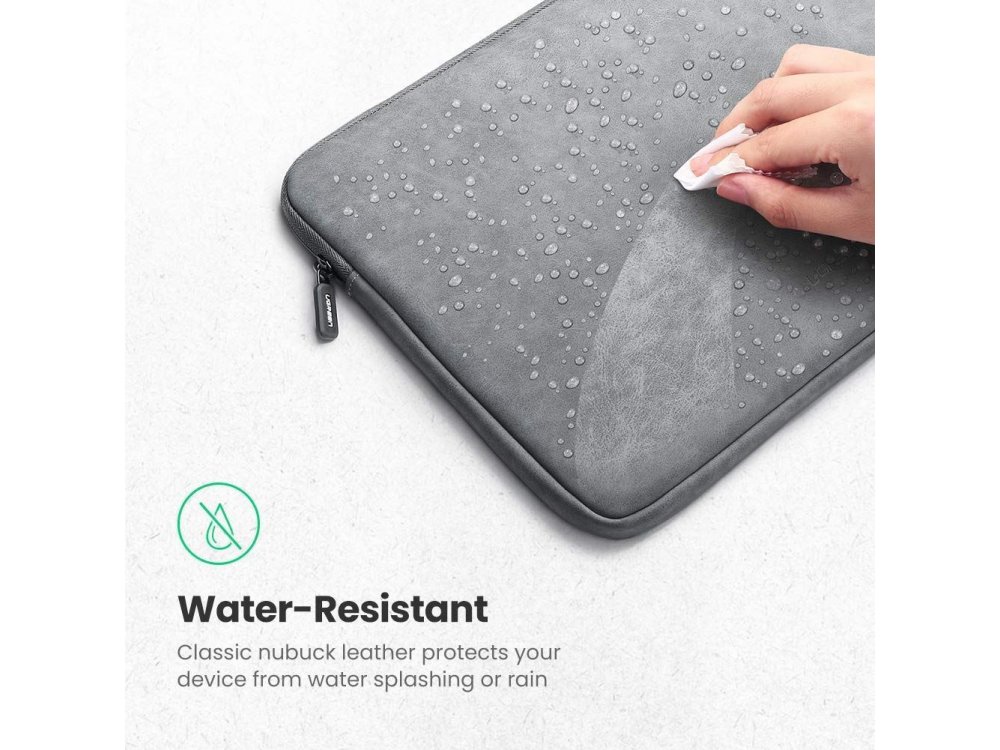 Ugreen Δερμάτινο Sleeve/Θήκη Laptop 13.3" Αδιάβροχη για Macbook 14.2" / iPad Pro / DELL XPS / HP / Surface 3 / Envy κ.α. - 60985