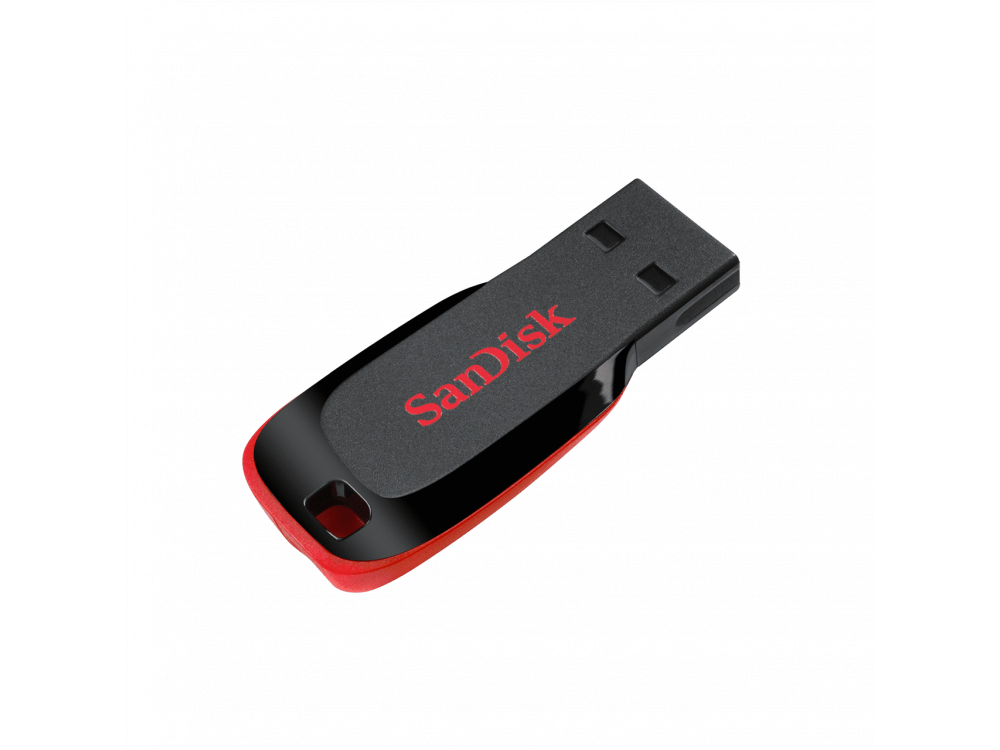 SanDisk Cruzer Blade USB 2.0 128GB Μαύρο - SDCZ50-128G-B35