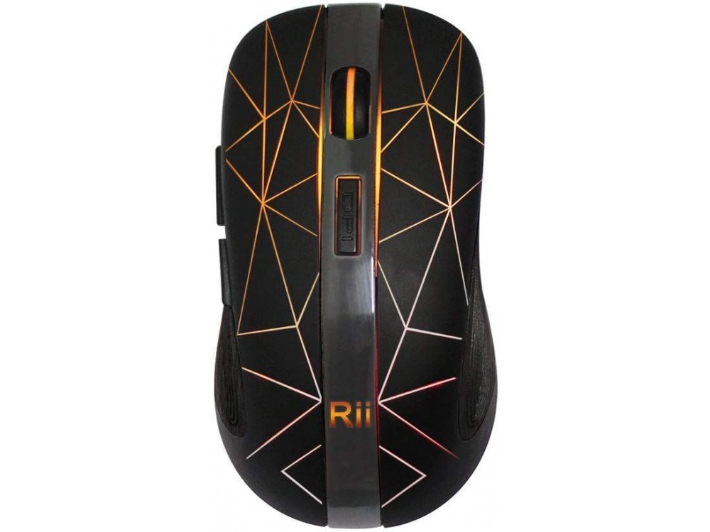 Rii RM200 Ασύρματο Ποντίκι Gaming, 800/1200/1600 DPI, 5 κουμπιά, για Android/Windows