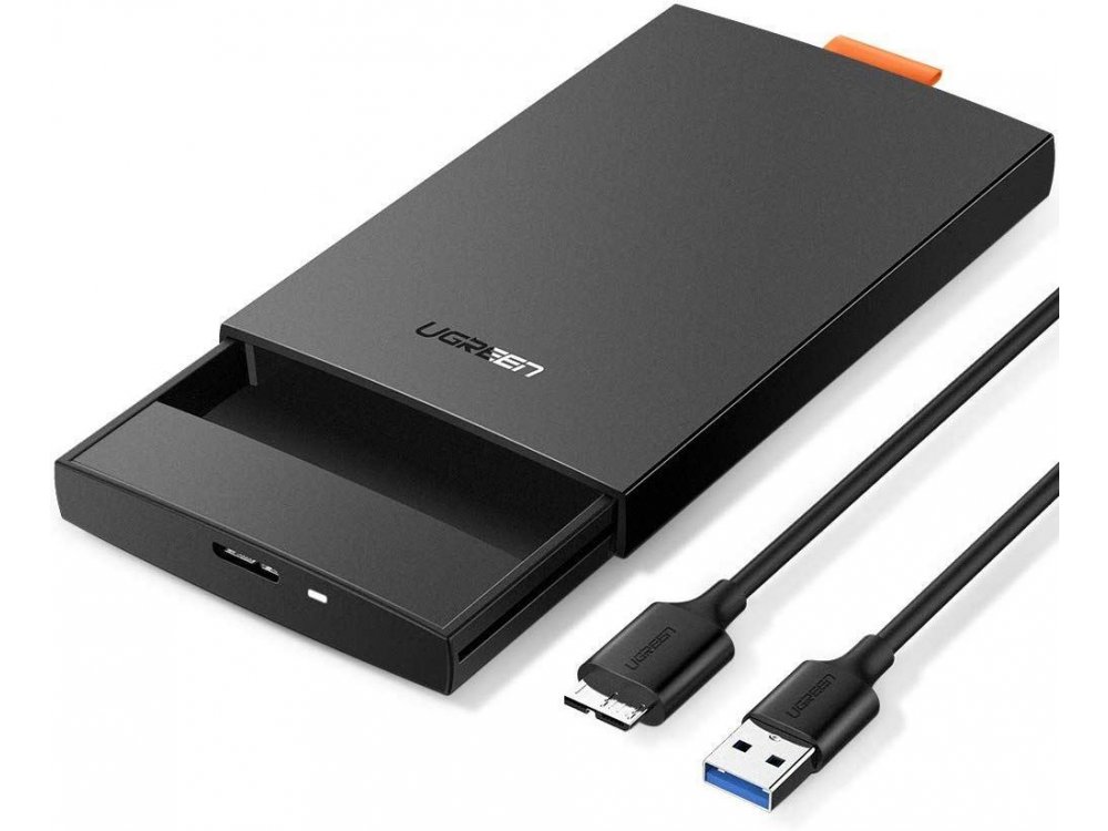 Ugreen External Hard Drive Enclosure USB 3.0 to SATA Adapter, Θήκη για 2.5" SATA Εξωτερικούς Σκληρούς δίσκους - 60353