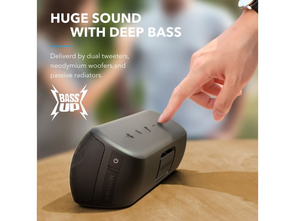 Anker Soundcore Motion+, Portable Bluetooth Speaker 30W, Black- A3116011