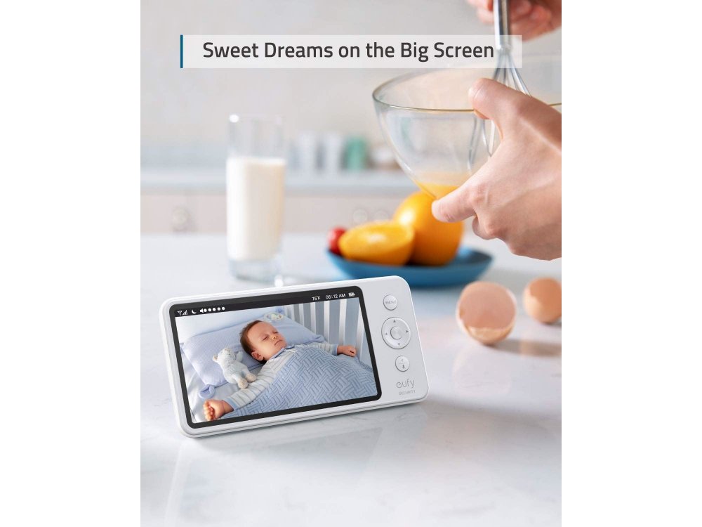 Anker Eufy SpaceView Baby Monitor, HD 720p, 5" LCD - T83002D2