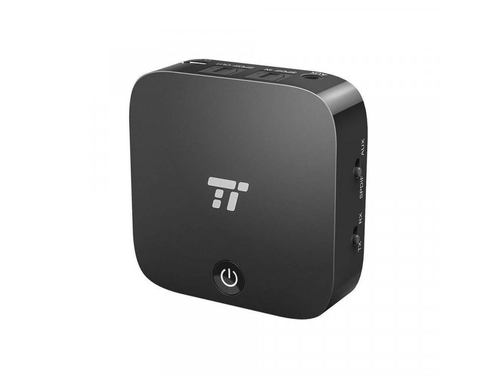 TaoTronics TT-BA09 Bluetooth 5.0 2-in1 Transmitter/Receiver, Digital Optical TOSLINK & 3.5mm Wireless Audio Adapter, aptX