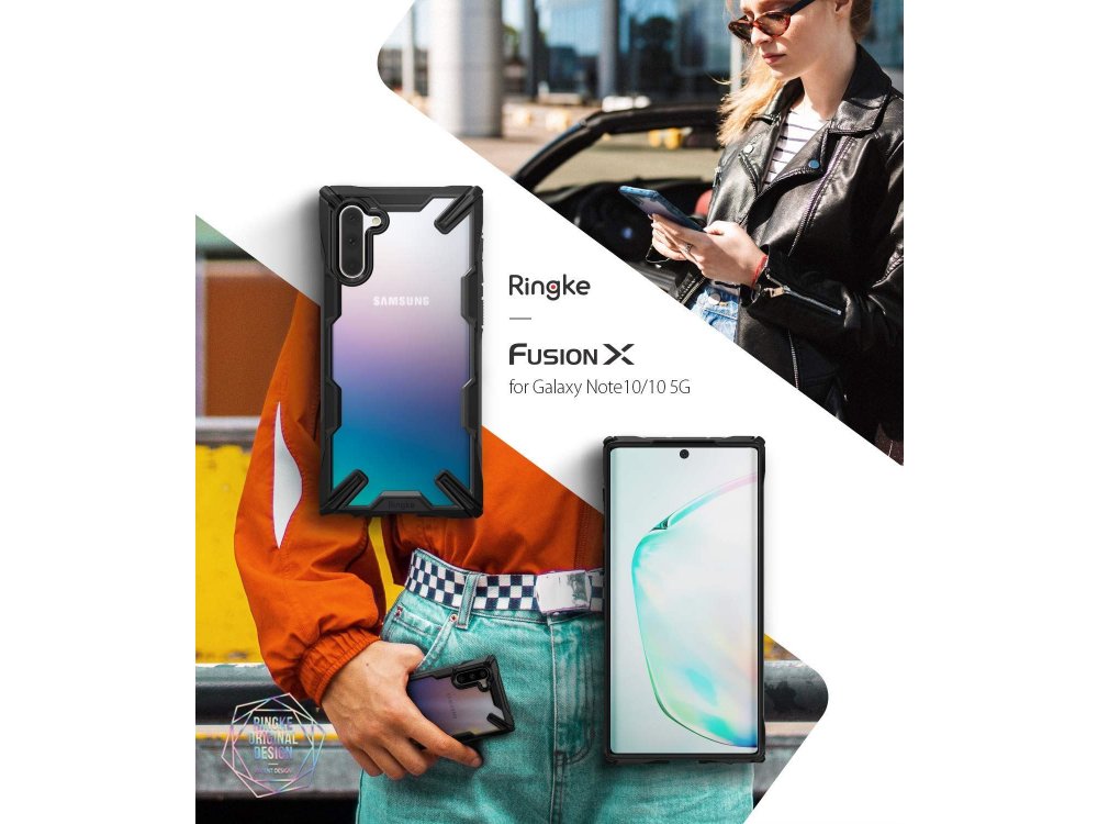 Ringke Fusion X Galaxy Note 10 / 10 5G Θήκη, Μαύρη