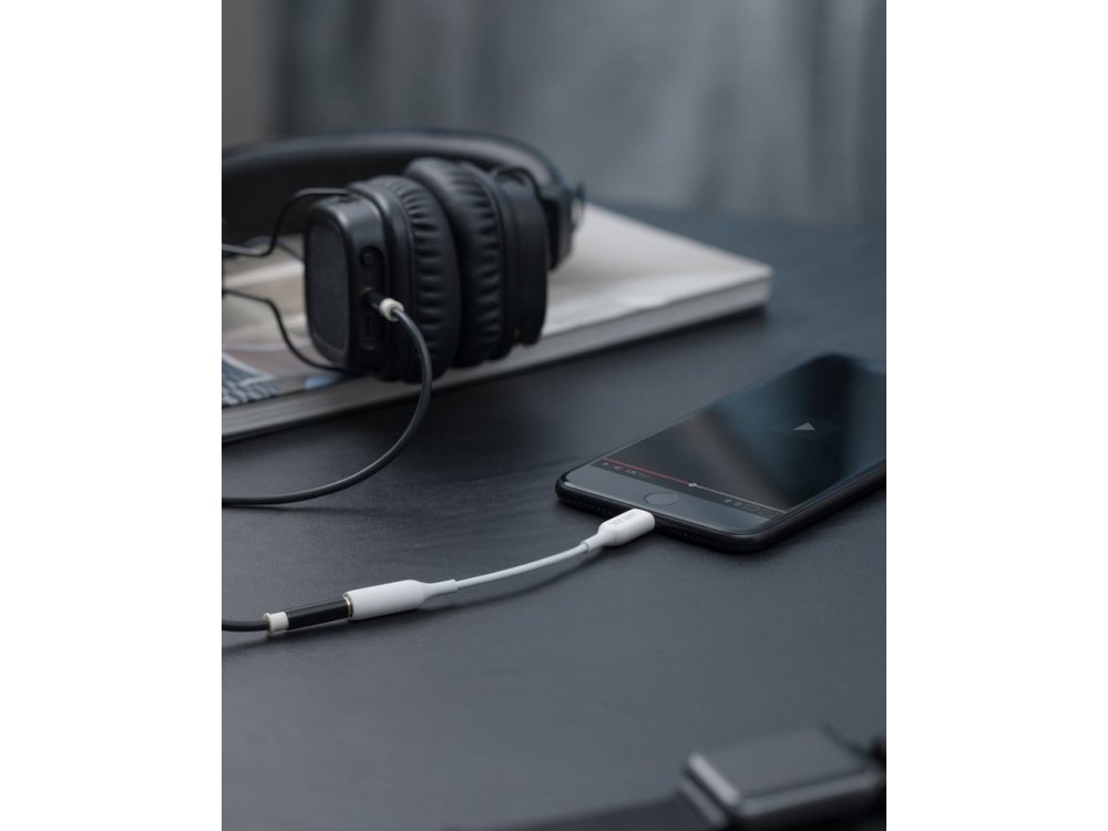 Anker 3.5mm AUX Audio Αντάπτορας σε Lightning για Apple iPhone / iPad / iPod MFi - A8193021, Λευκός