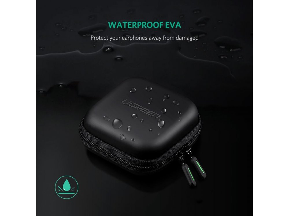 Ugreen Θήκη Ακουστικών (Airpods / Galaxy Buds / Liberty κ.α.) & Εξαρτημάτων, Μαύρη - 40816