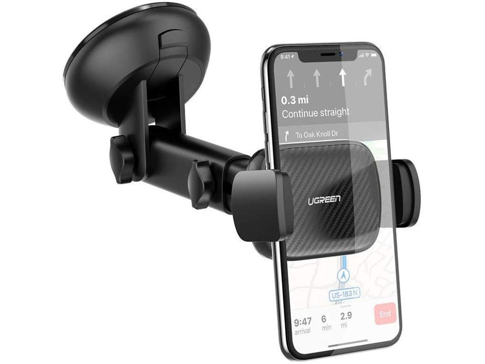 Ugreen Windscreen Car Holder / Mount for Smartphone, with adjustable arm - 60991