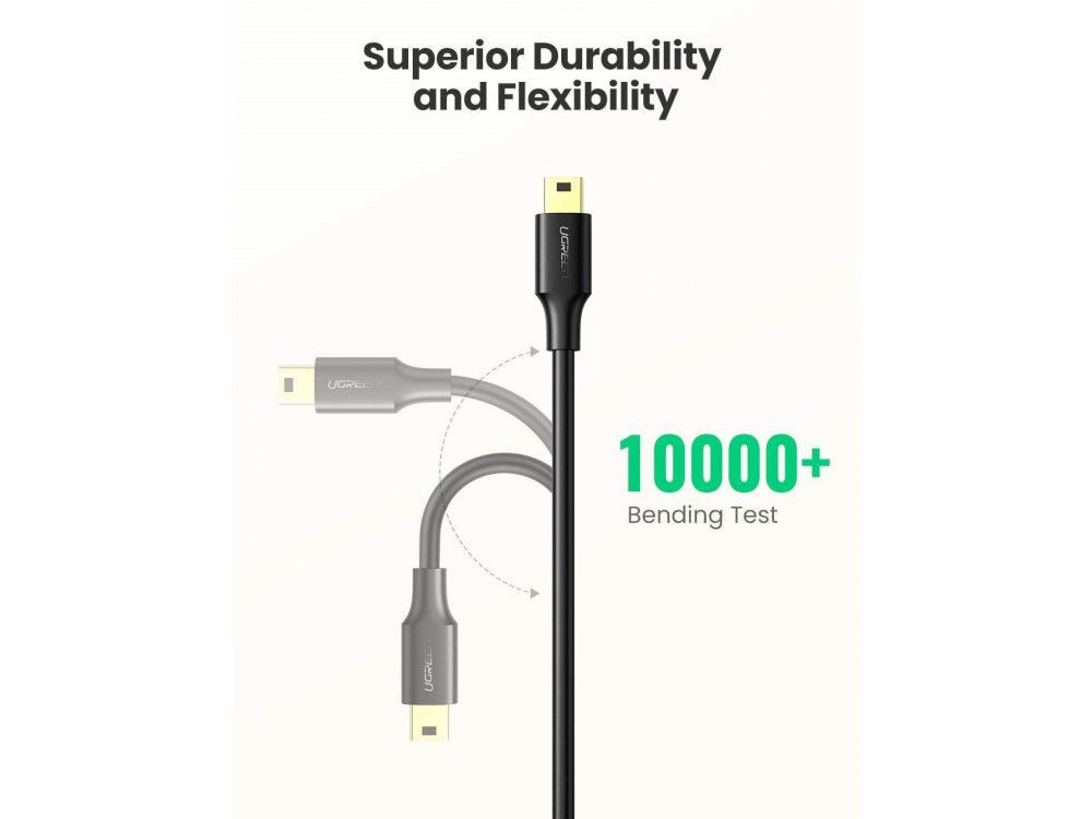 Ugreen USB 2.0 Cable σε Mini USB (USB-Mini B) 0,25μ. - 10353