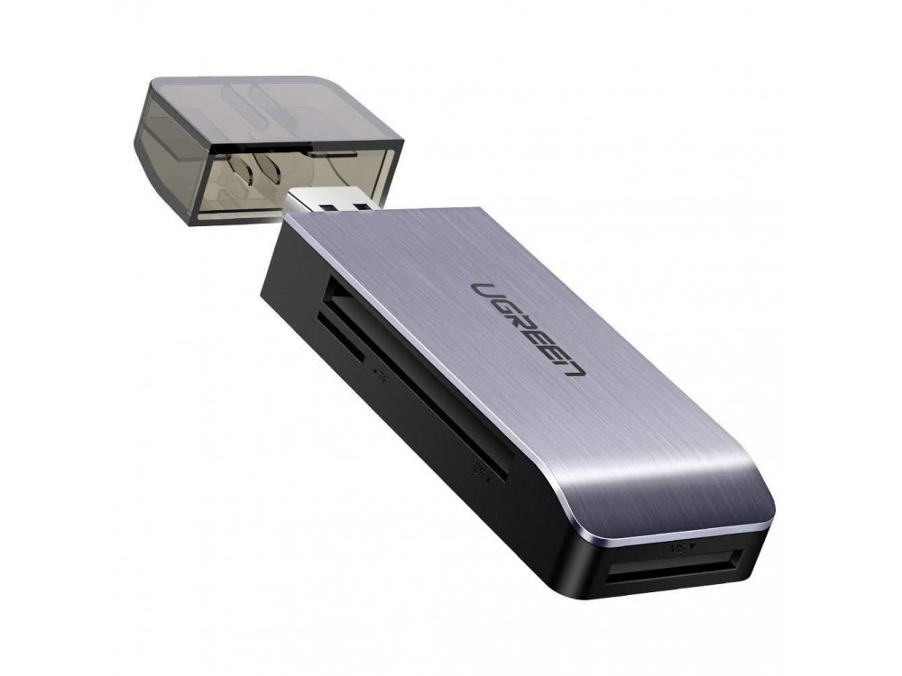 Ugreen USB 3.0 Card Reader 4-σε-1, SD/Micro SD / CF / Memory Stick / MS Pro - 50541