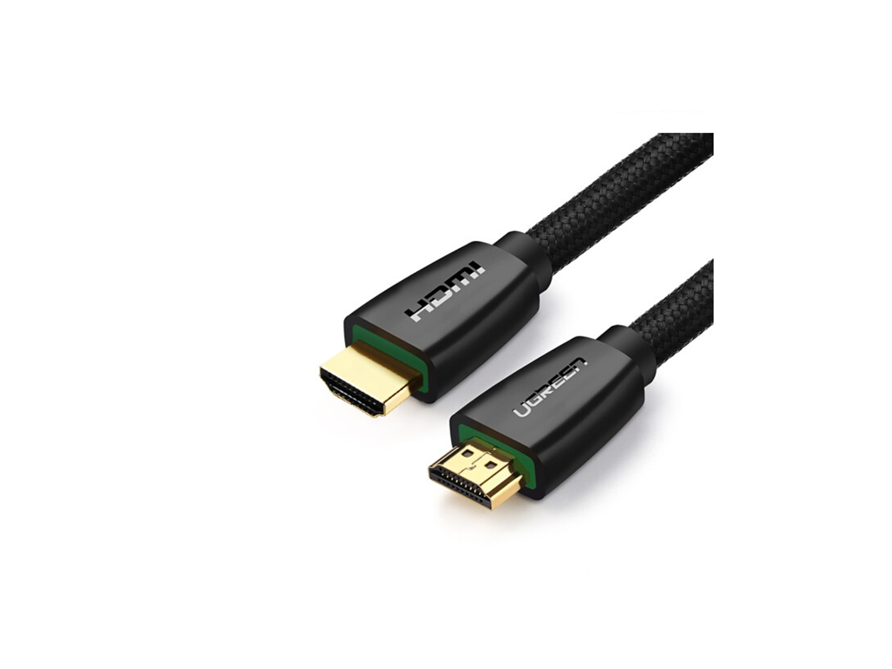 Ugreen HDMI v2.0 cable Gold plated with nylon braiding 4Κ@60Hz, HDR, 10ft. - 40411