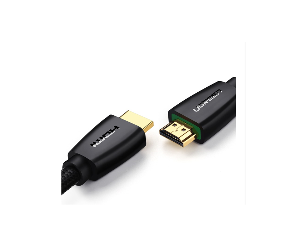 Ugreen HDMI v2.0 cable Gold plated with nylon braiding 4Κ@60Hz, HDR, 15ft. - 40412