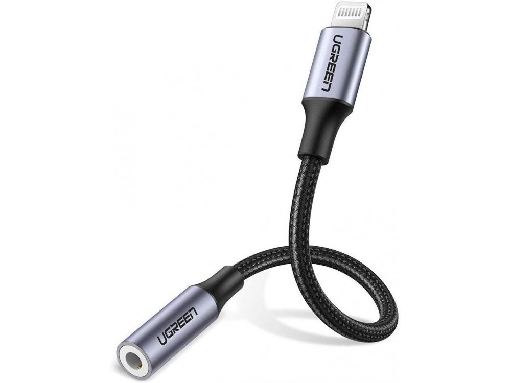 Ugreen 3.5mm AUX Audio Αντάπτορας σε Lightning για Apple iPhone / iPad / iPod MFi - 30756