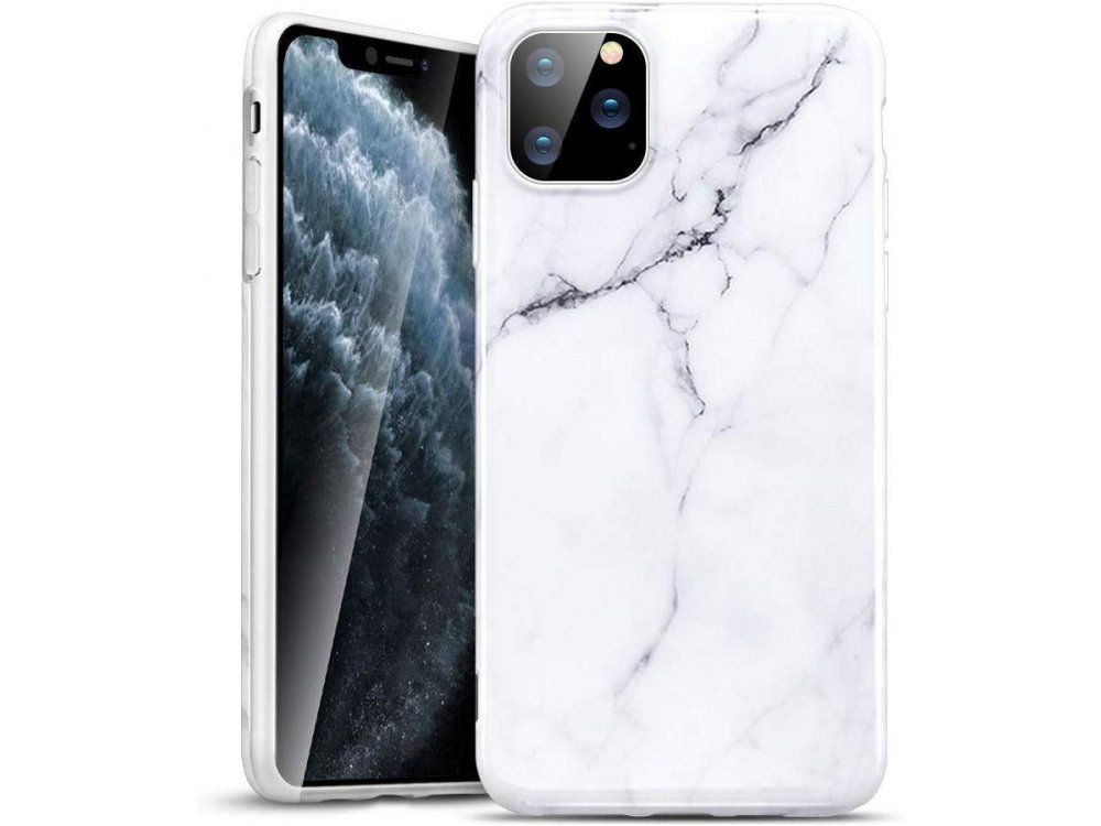 ESR Marble Slim Soft case for iPhone 11 Pro, White Sierra
