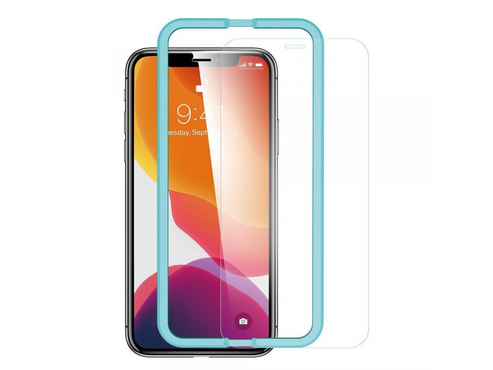 ESR iPhone 11 / XR Tempered Glass με Installation frame