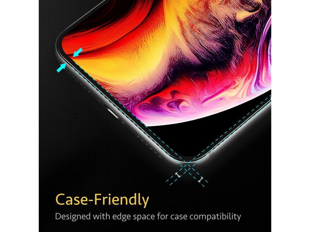ESR iPhone 11 / XR Tempered Glass με Installation frame